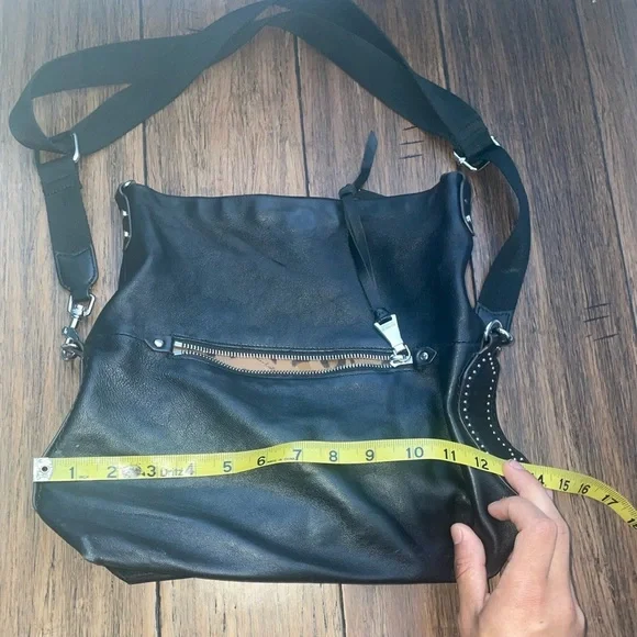 Black shoulder bag Aimee kestenberg fold over bag - Picture 4 of 15